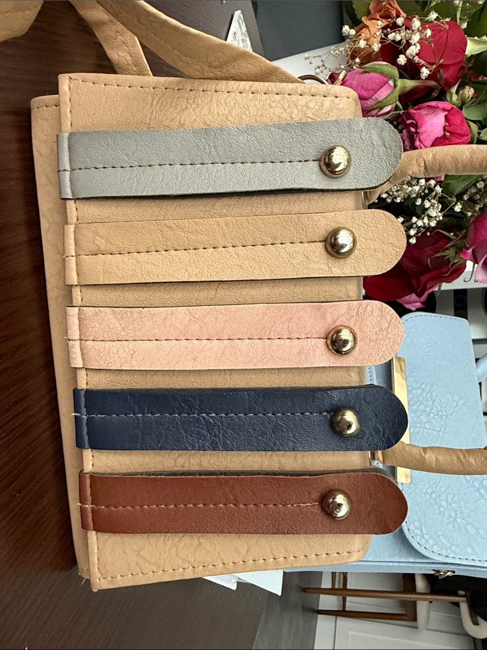 Beige Multi-Accent Women’s Crossbody Bag - Picture 2 of 2